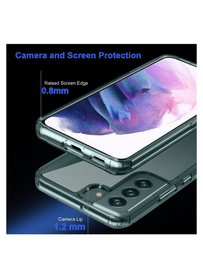 Transparent Crystal Clear Samsung S22 Case Shockproof Curved Edges case HD Clear Anti Scratch S22 protective case