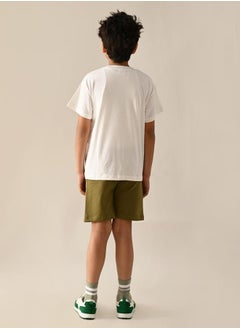 LILPICKS Graphic Printed T-shirt with Drawstring Short Set  - Image 4