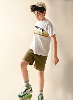 LILPICKS Graphic Printed T-shirt with Drawstring Short Set  - Image 3