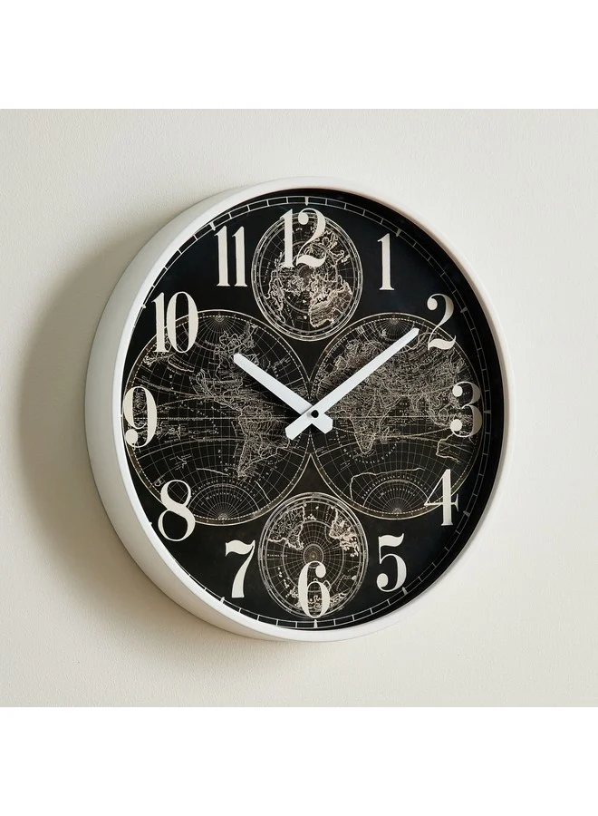 Home Box Emir Metal Wall Clock 40 x 5.5 x 40 cm