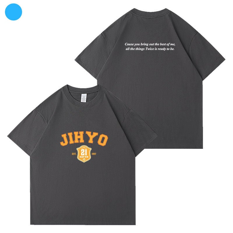 Twice2023 Five Tour Concert Readytobe Surrounding Clothes Loose Printed Cotton Short-Sleeved T-Shirt - Image 1