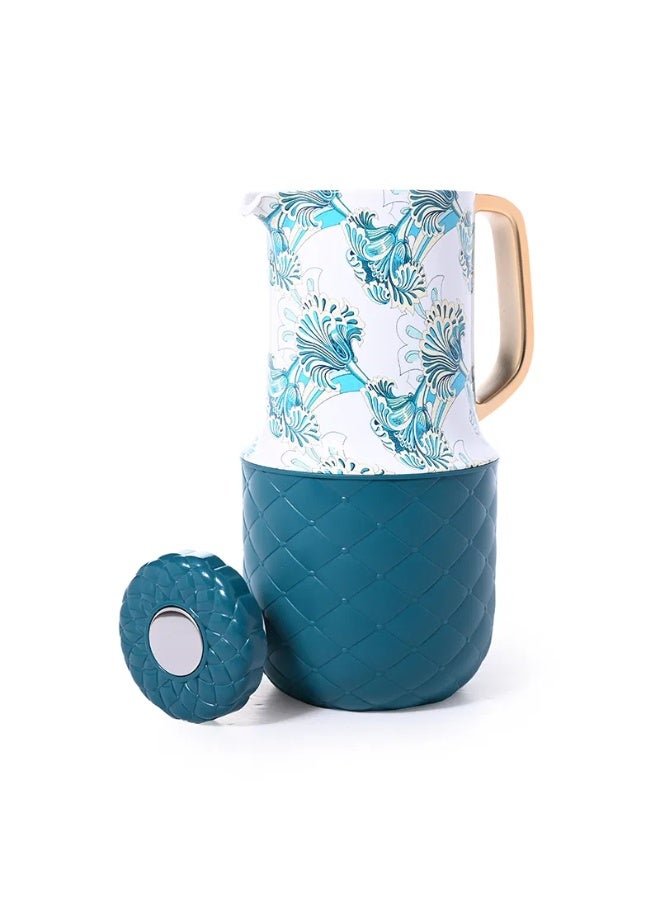 TAVOLO Mona green embossed thermos 1 liter - Image 2