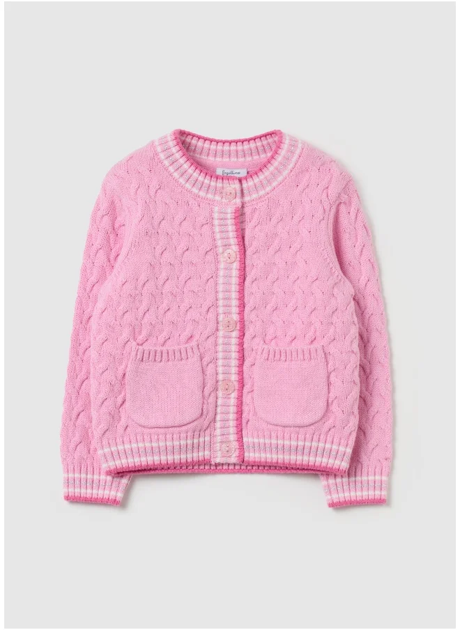 Ovs Cable-knit cardigan with lurex