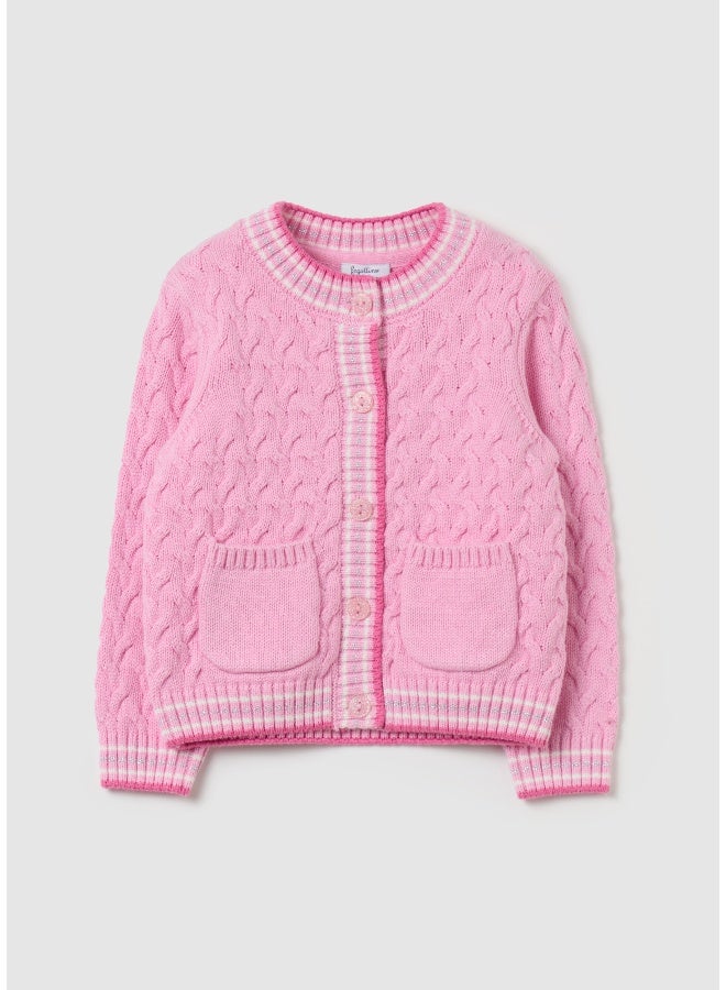 Ovs Cable-knit cardigan with lurex - Image 1