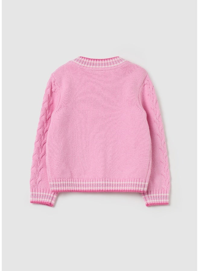 Ovs Cable-knit cardigan with lurex - Image 2