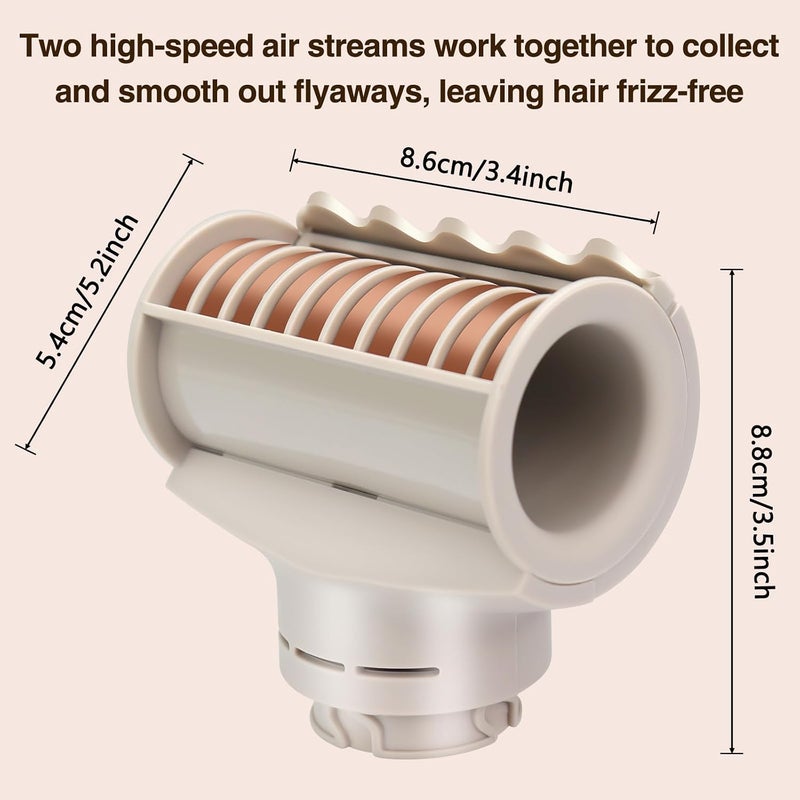 MengTiger FrizzFighter Finishing Tool for Shark XSKHD4PA FlexStyle, Attachment for FlexStyle Styling System, Diffuser & Detangler for Sleek, Frizz-Free Hair | Heat-Free Smoothing Accessory - Image 3