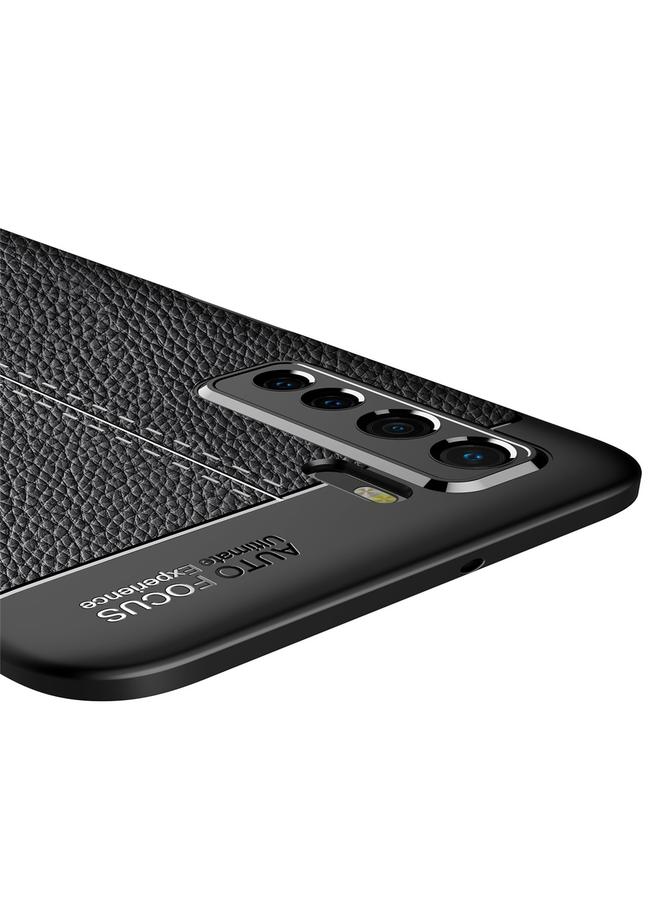 اس-توب جراب لهاتف Huawei Nova 7 SE مصنوع من مادة TPU الليتشي المقاومة للصدمات - Image 3