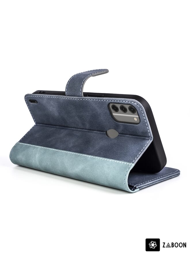 Zaboon Protective Case For Nokia C31 Stitching Horizontal Flip Leather - Image 4