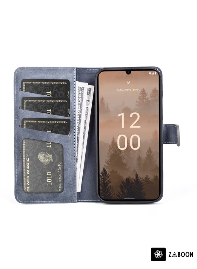 Zaboon Protective Case For Nokia C31 Stitching Horizontal Flip Leather - Image 3