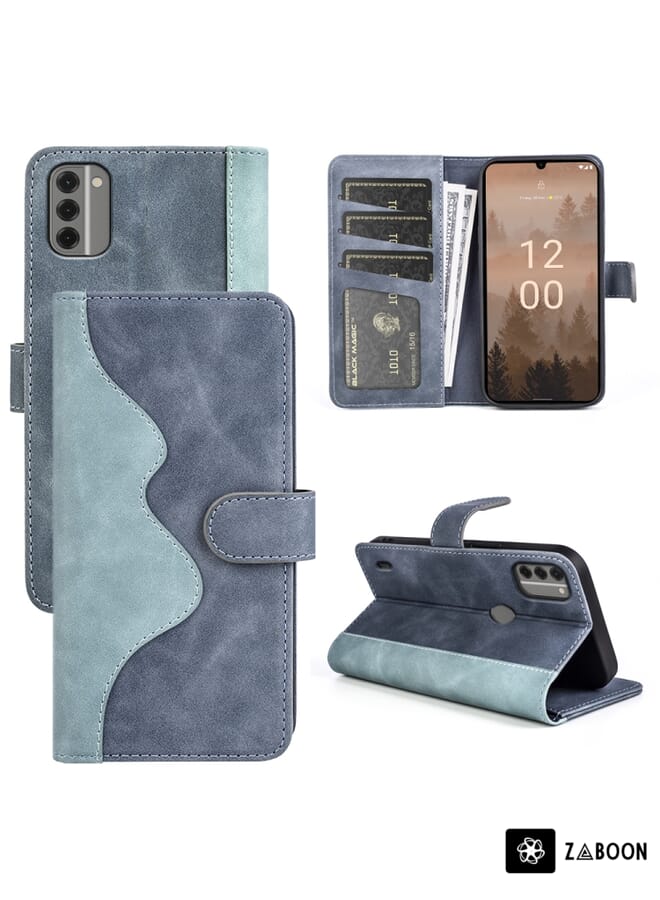 Zaboon Protective Case For Nokia C31 Stitching Horizontal Flip Leather - Image 1