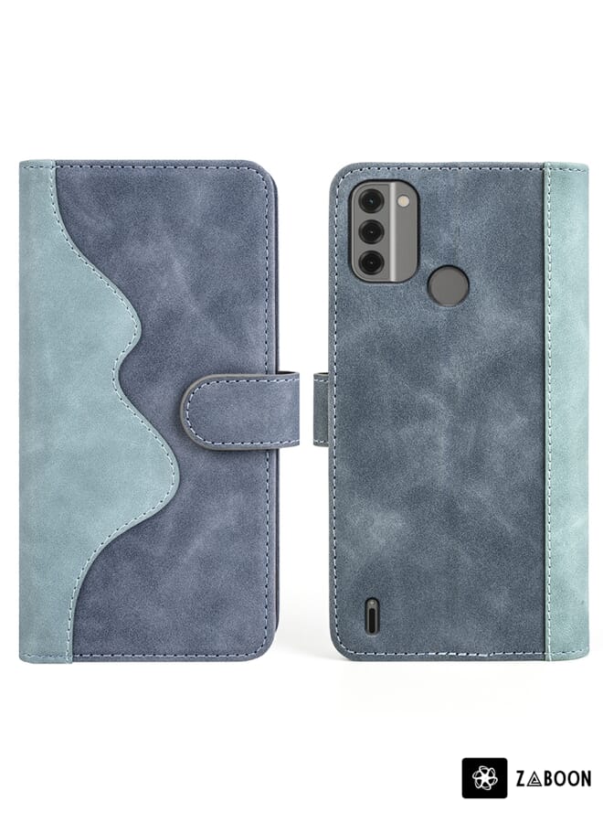 Zaboon Protective Case For Nokia C31 Stitching Horizontal Flip Leather - Image 2