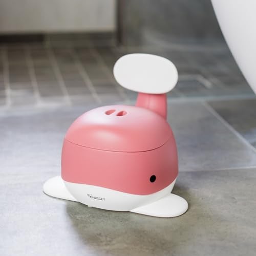 Kindsgut Potty Training Toilet in Whale Design, Designed in Germany, Potty Training in a Beautiful Design, Dusty Pink - Image 3