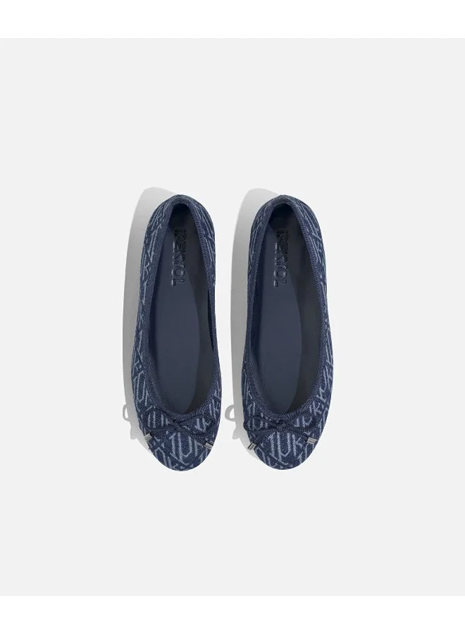 إبيكيول Monogram Denim Flats