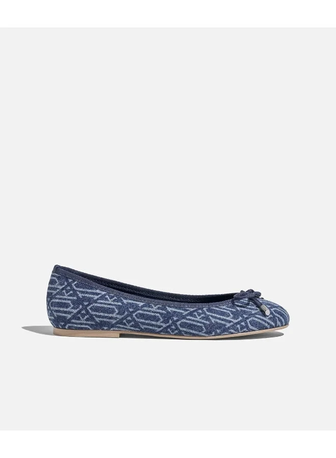 Monogram Denim Flats