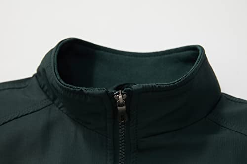 URBANFIND جاكيت جري للرجال من URBANFIND، رياضي غير رسمي، معطف خارجي، مقاس US 2XL، أخضر - Image 3