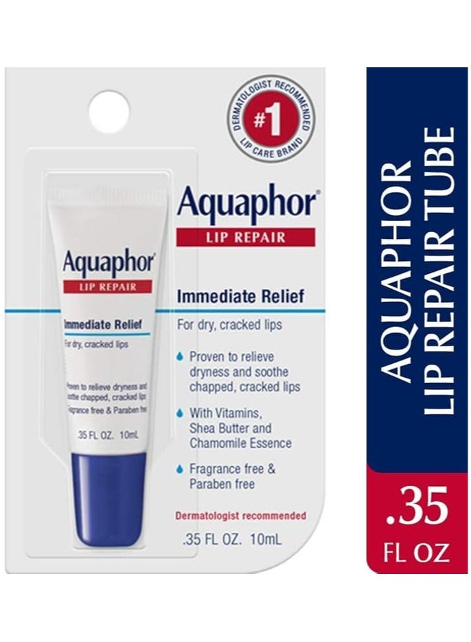 Aquaphor Aquaphor, Lip Repair, Immediate Relief, Fragrance Free, 0.35 fl oz (10 ml)  - Image 2