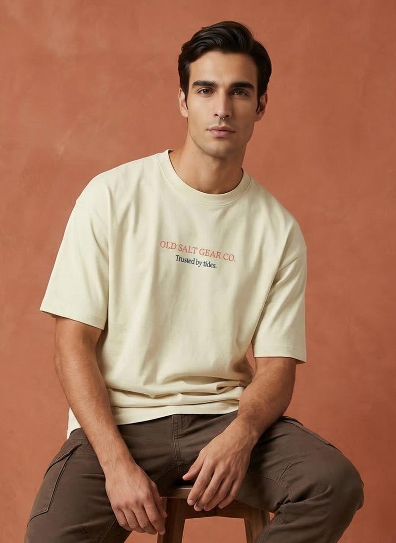 NOBERO Men Oversized Graphic Printed T-shirt - Image 2