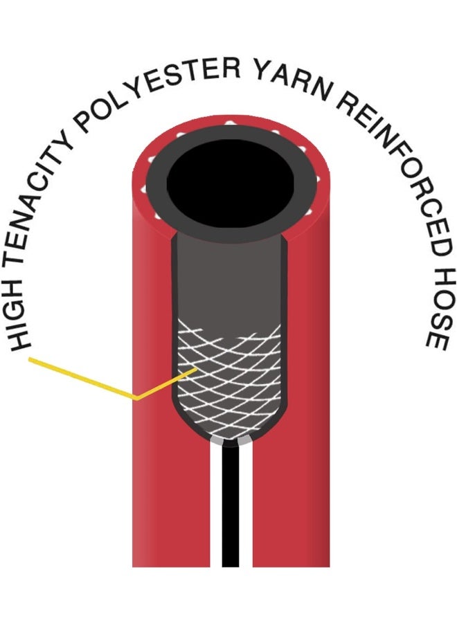 العايد لي غاز ( ألفا فلكس ) أحمر 8ملم , 40متر - Image 5