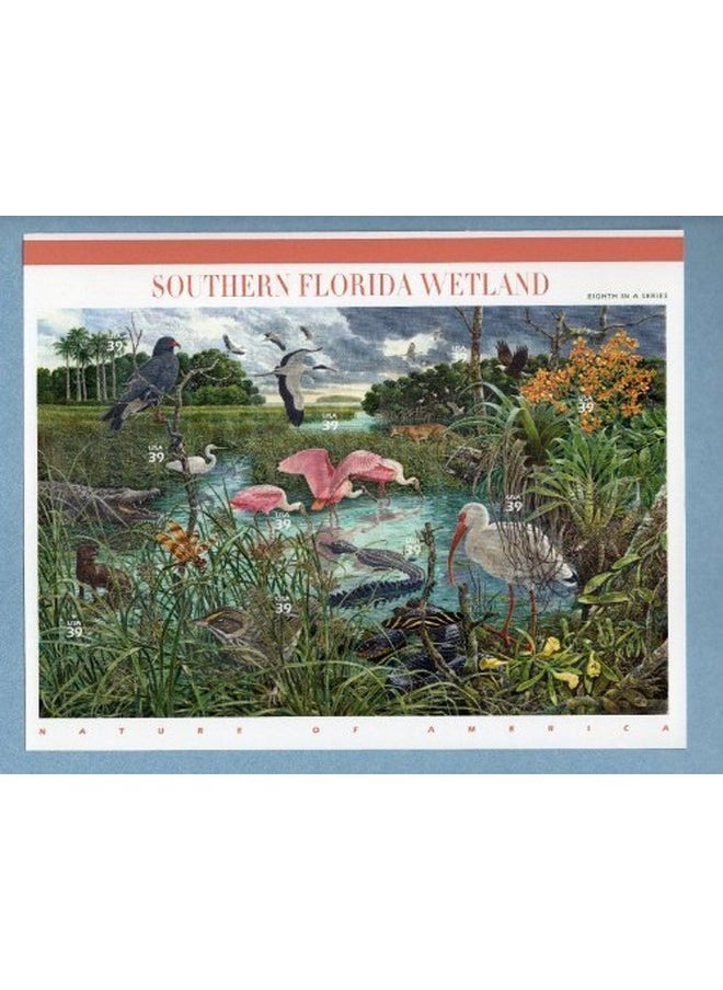 USPS Southern Florida Wetland Sheet Of Ten 39 Cent Stamps Scott 4099  - Image 1