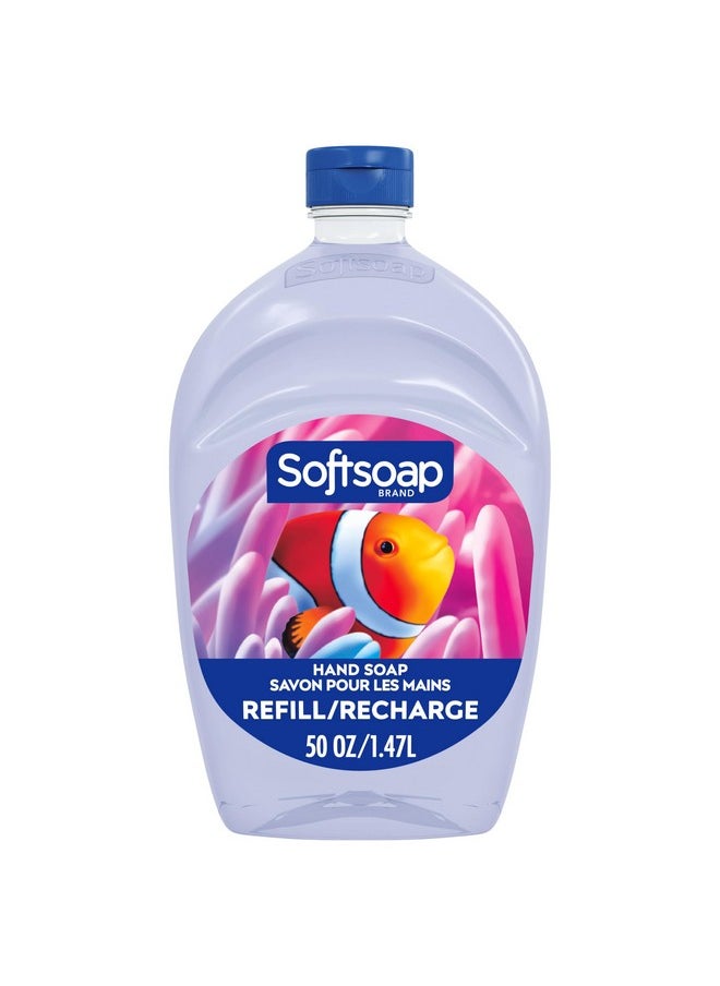 Softsoap Softsoap Clear Liquid Hand Soap Refill, Refreshing Clean Scent, Aquarium Series - 50 Fluid Ounce  - Image 1