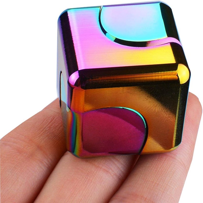Dr.Kbder Fidget Spinner Cube for Adults, Teens & Kids - Metal Desk Toy, Stress Relief  Gift - Image 1
