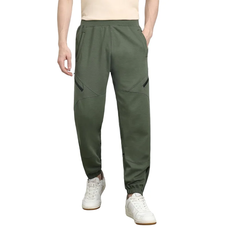 NOBERO Men's Cotton Blend Joggers for Outdoor Activity