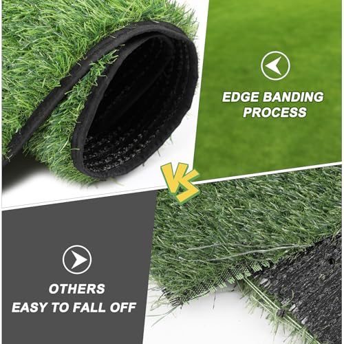 InwodiTeki Artificial Grass Mat, Dog Grass Pee Pads, Fake Grass Pad for Pets Potty Training, Soft Grass Rug, Grass Doormat with Drainage Holes, Pet Turf for Indoor Outdoor Use, Washable(15.7''*31.5'') - Image 2