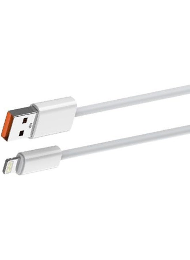 بليتز كابل بليتز UL25W من USB إلى Lightning بطول 1 متر - شحن سريع 25 واط، متين - ابيض - Image 1