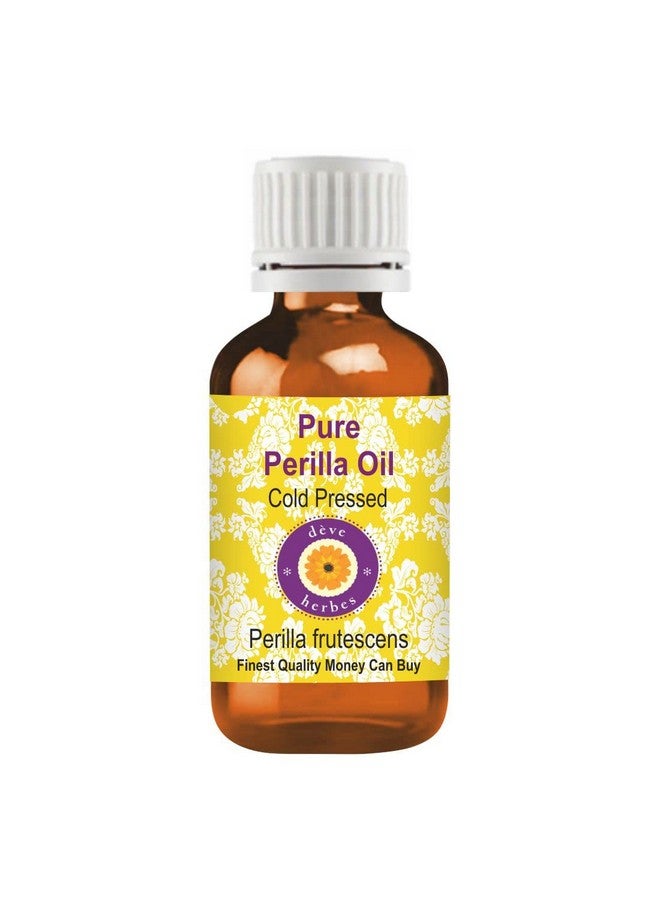 Deve Herbes Pure Perilla Oil (Perilla frutescens) | Cold Pressed | Natural | Undiluted | For Diluting Essential Oils | For Skin & Massage | Men & Women | 100ml - Image 1
