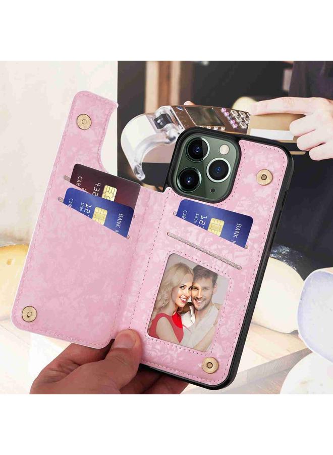 Zaboon Case For iPhone 11 Pro Max Printed Double Buckle RFID Anti-theft Phone Case - Image 3