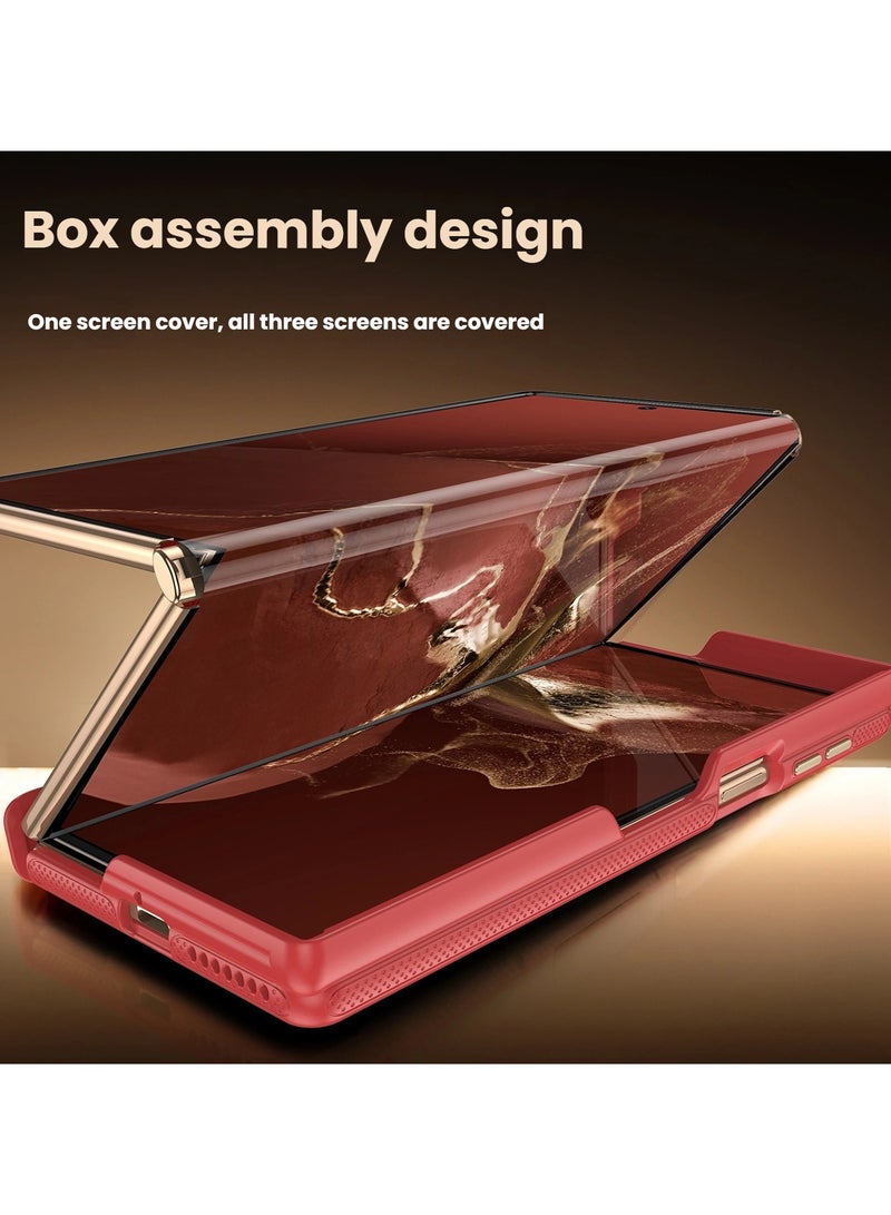 general Suitable for Huawei MateXTS Phone Case Case Box Style Luxury Business Style All-inclusive Protection with Universal Stand - Image 2