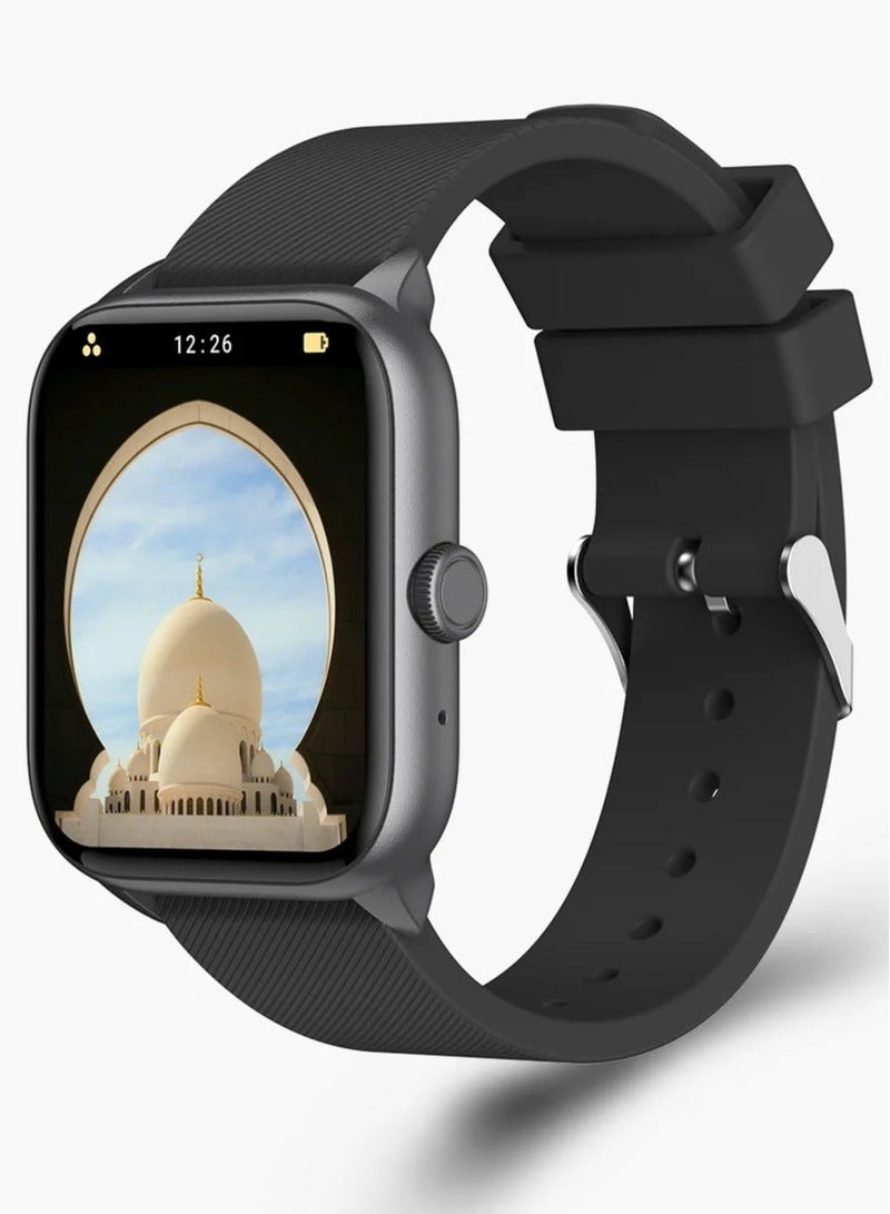 iQibla QWatch S2 1.83 Inch Quran Watch Bluetooth Phone Call SmartWatch - Image 1