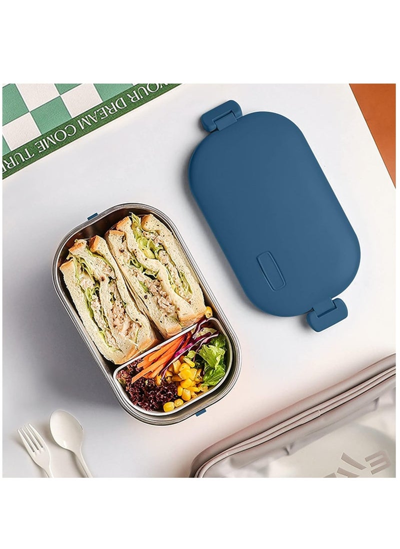 SMILEE Electric Lunch Box, Stainless Steel Heating Bento Box Easy to Clean and Leak-Proof, Portable Food Container for Office and School - Image 4