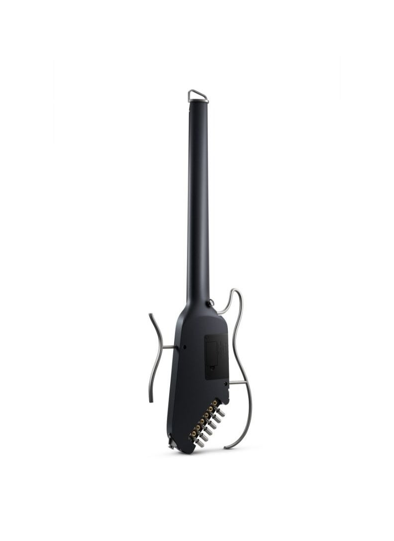 Donner - Donner HUSH-I Silent Acoustic-Electric Headless Guitar, Black - Image 1