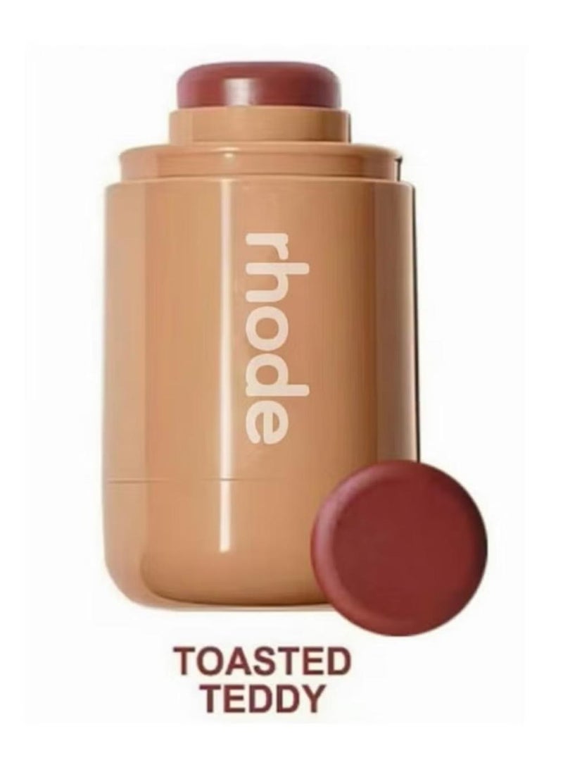 rhode Creamy Blush for Buildable Color + Baby-Soft Cheeks, Cream Blush for Lips, Hydrating & Long-Lasting Non-Sticky 0.18 oz (Tested Teddy)  - Image 1