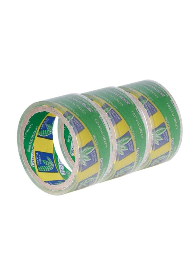 شريط لاصق قوي شفاف بطول 100 ياردة-3 بكرات