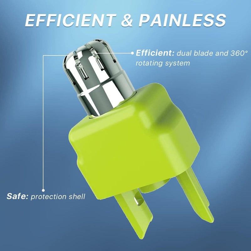 Compatible Nose Hair Trimmer Attachments 2pcs For Oneblade Handles Qp2520 Qp2530 Qp2620 Qp2630 Qp27 Qp28 Easy To Operate - Image 3