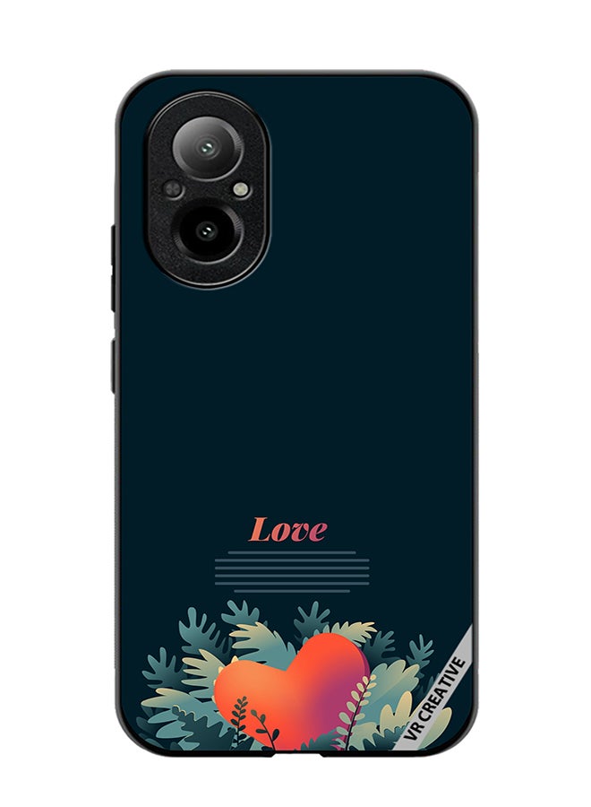 VR CREATIVE Protective Case Cover For Realme C67 4G Love Design Multicolour - Image 1