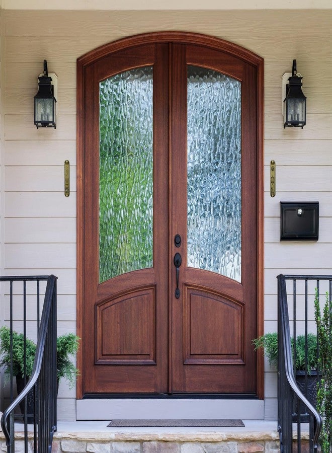 Baluue Set of 5 Mezuzah with Scroll for Door Metal Jewish Home Decor Vintage Blessing Plaque Hebrew and English Wall Mount - Image 4