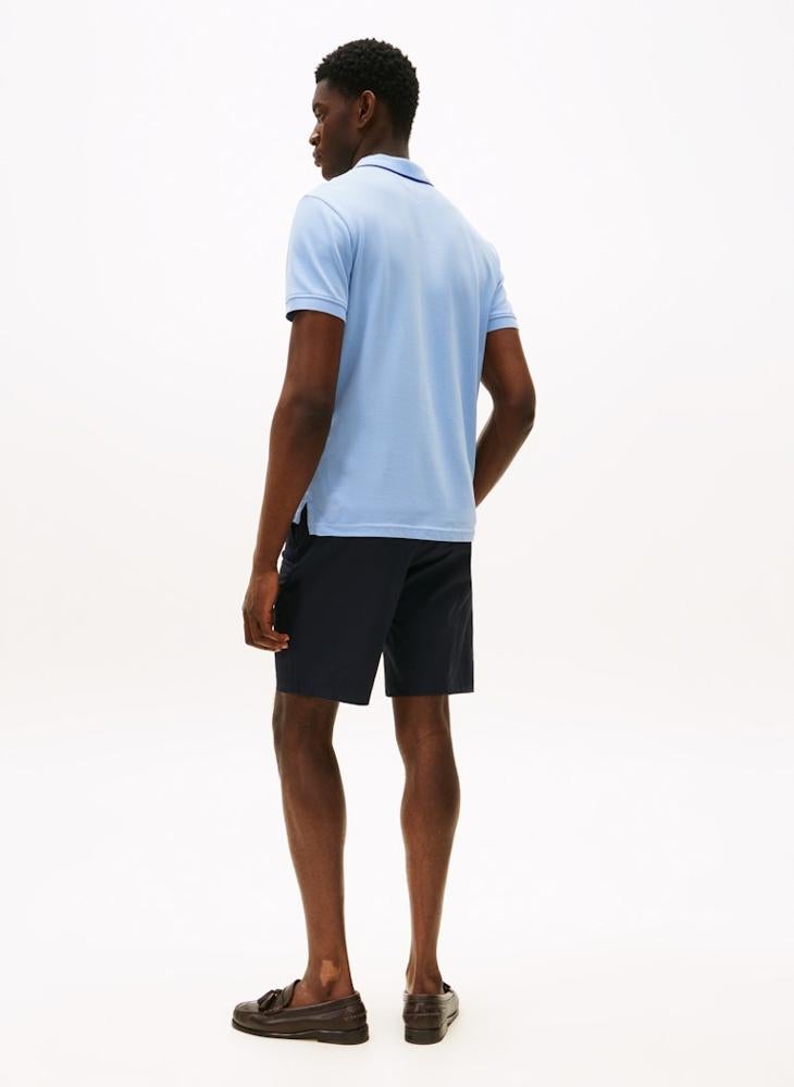 تومي هيلفيغر بولو قطن مطاطي بقصة عادية - Image 2