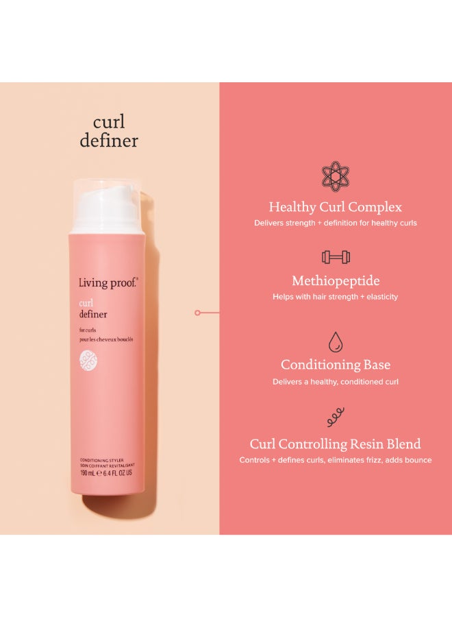 Living Proof Curl Defining Cream for Wavy & Curly Hair - Enhances Natural Curl Pattern, Fights Frizz & Provides a Soft, Flexible Hold (190 ml) - Image 4