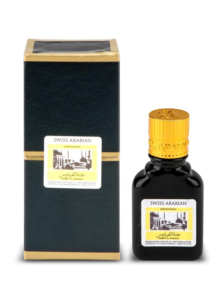 SWISS ARABIAN - Jannet El Firdaus Black Concentrated Perfume Oil 9ml - Image 1