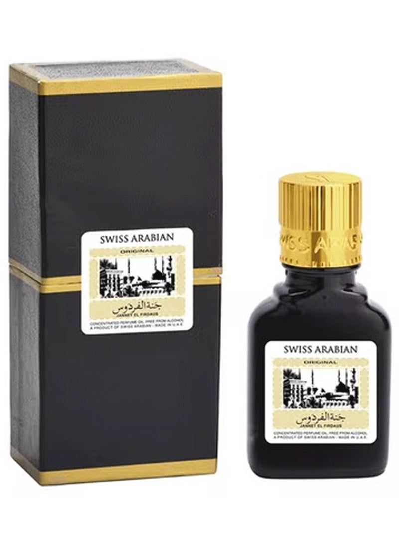 SWISS ARABIAN - Jannet El Firdaus Black Concentrated Perfume Oil 9ml - Image 1