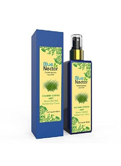 Blue Nectar Shubhr Steam Distilled Vetiver Toner Water & Cooling Calming Face Tonic Mist |Alcohol Free | Chemical & Preservative Free (100 ml)  - Image 1