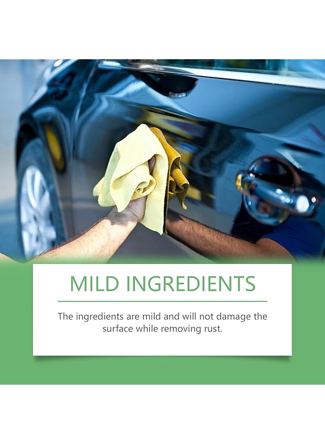 كاست ويف مزيل صدأ معدني عالي التحمل، بخاخ مزيل فوري 2 في 1 مع إسفنجة ومنشفة، مزيل بقع الصدأ بحماية متينة، مُصلح صدأ السيارات ومانع تسربه، منظفات صدأ الفولاذ المقاوم للصدأ متعددة الأغراض - Image 3