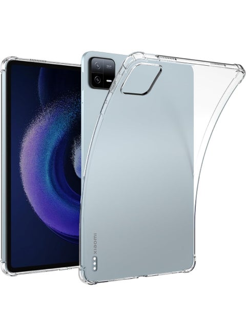 Soft Clear TPU Case for Xiaomi Pad 6/Xiaomi Pad 6 Pro 11 inch Tablet 2023 Lightweight Full Protection Air-Corners Shockproof Dropproof Cover