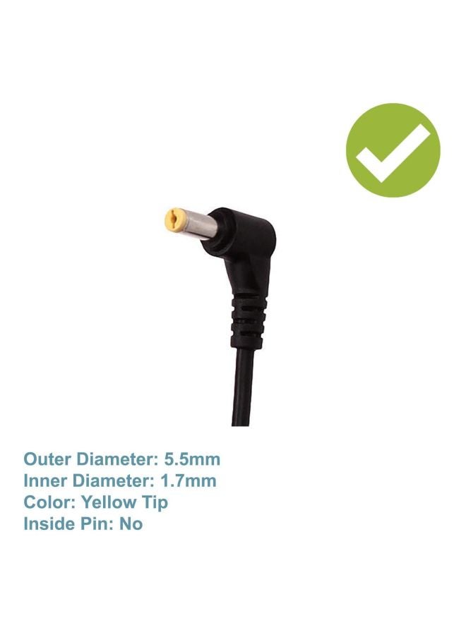 Acer AC Charging Adapter For Acer Aspire Laptop Black/White - Image 4