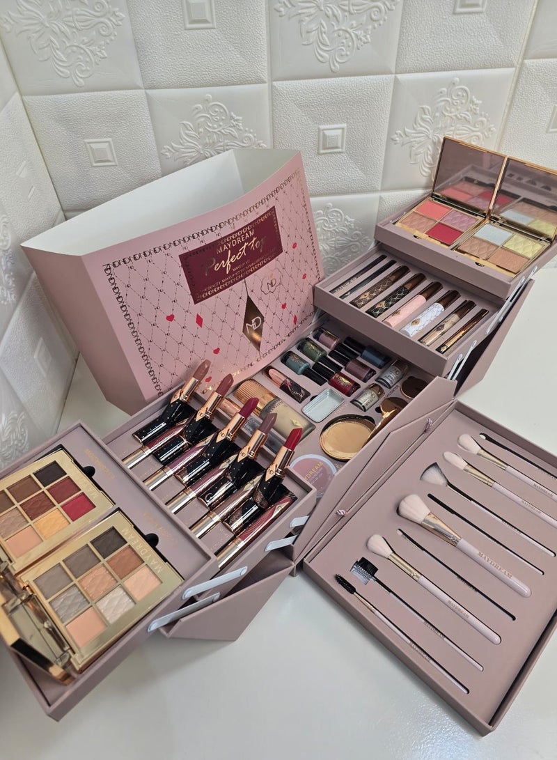 مي دريم بوكس مكياج العروسة بوكس متكامل ومتعدد الاصناف كل ماتحتاجينه في مكان واحد - Image 1