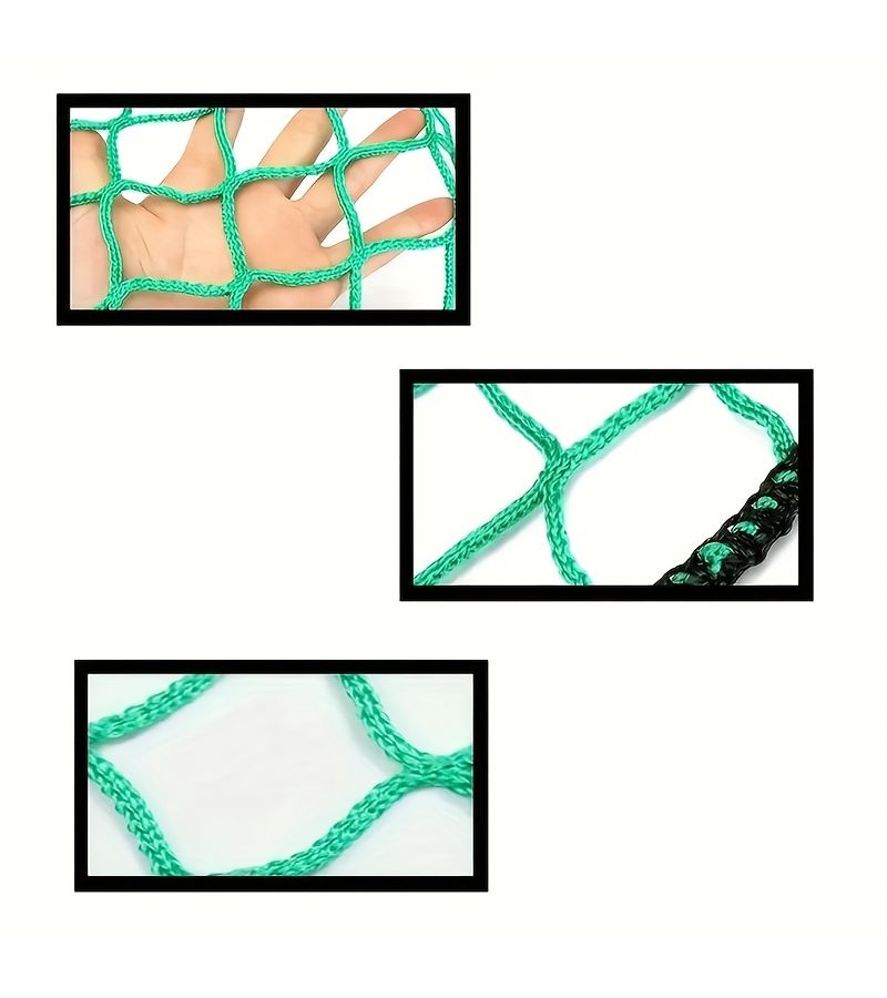 Green Heavy Duty Truck Cargo Net 200x300cm Polyethylene Mesh For Luggage Transport - Image 2