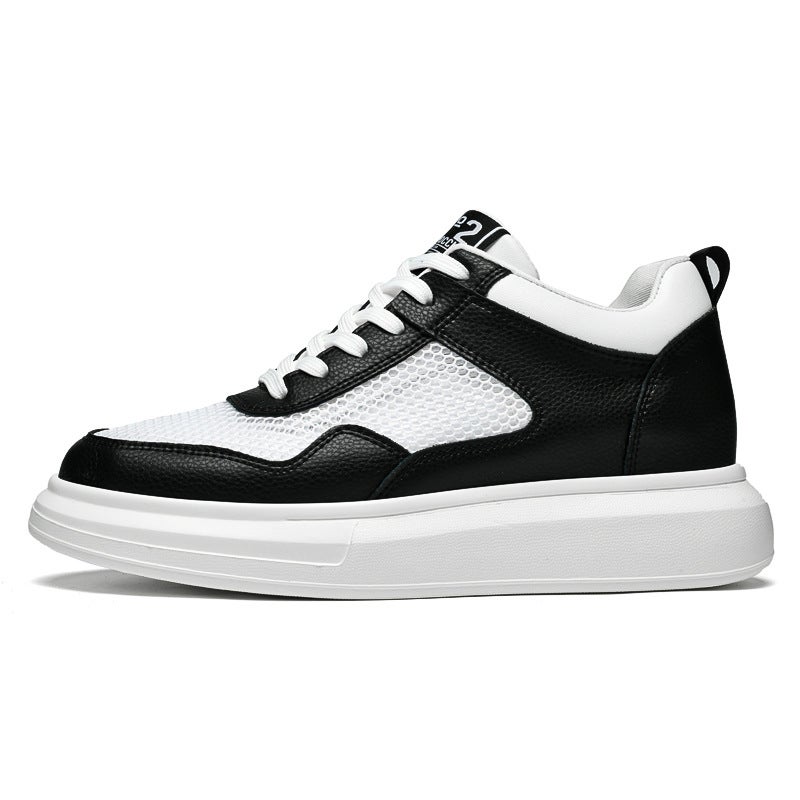 Summer Invisible Inner Height Increasing Men'S Shoes 7Cm Trendy Sneaker White Shoes Thick Bottom Height Increasing Shoes British Casual Sneakers - Image 3
